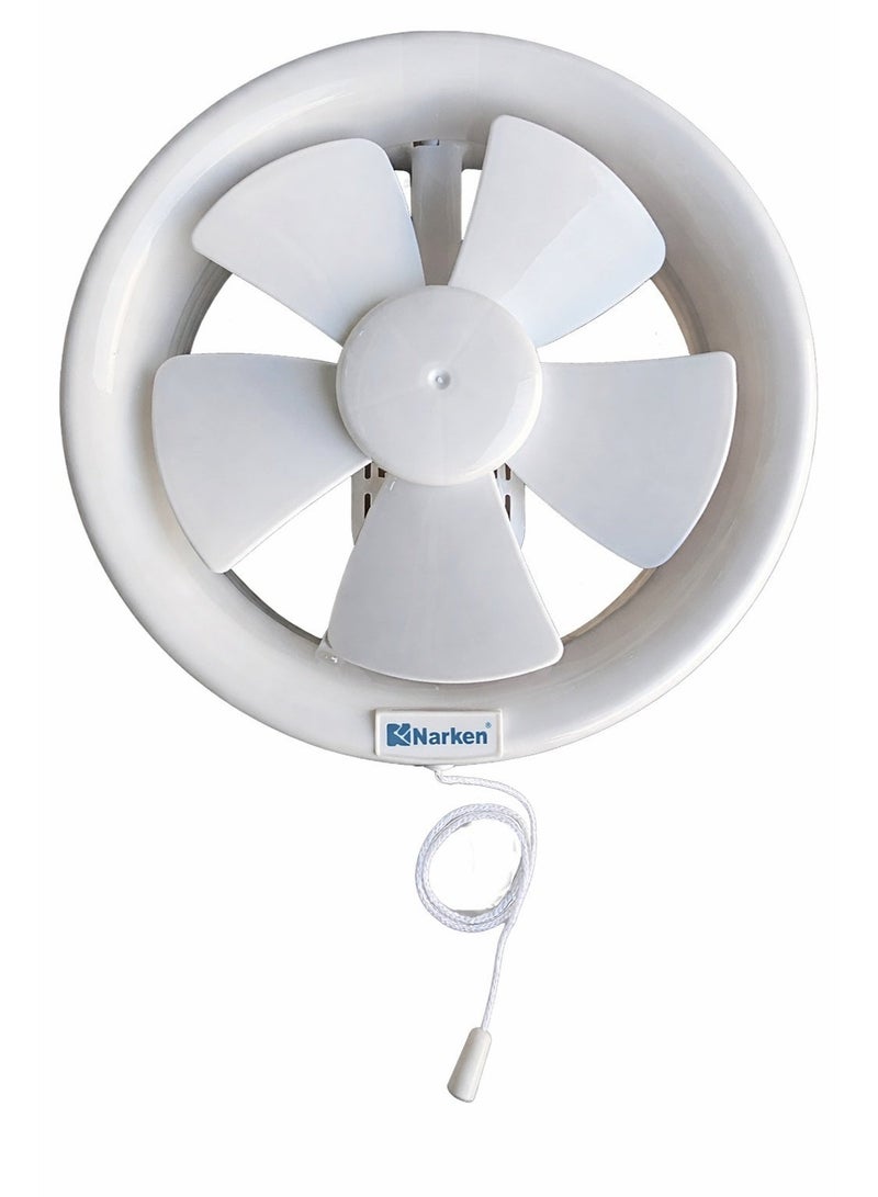 Narken Exhaust Fan 6 Inches for window of the kitchen or bathroom office Power 13W Speed 1900r min Air Volume 200m³ h full copper motor. - Image 1